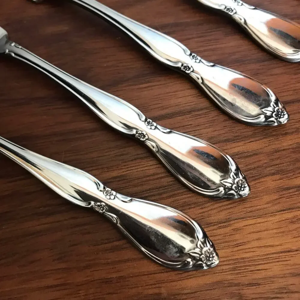 Oneida Community CHATELAINE Stainless Flat Handle Master Butter Knife (Set of 5)